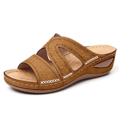 Orthopaedic Slip-On Sandals With Thick Platform For Comfort
