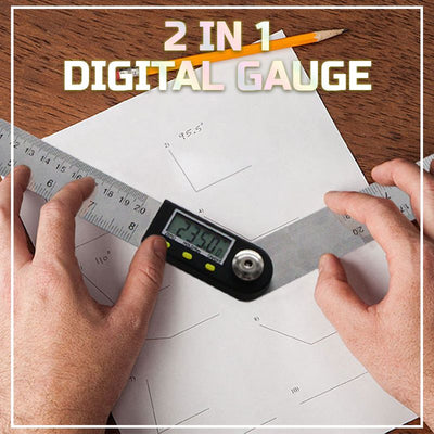 Digital Angle Ruler With Clear Digital Display For Precise Measurement