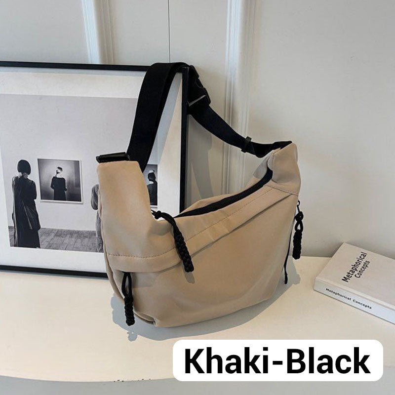 Unisex Large Capacity Crossbody Bag Spacious Durable Everyday Use