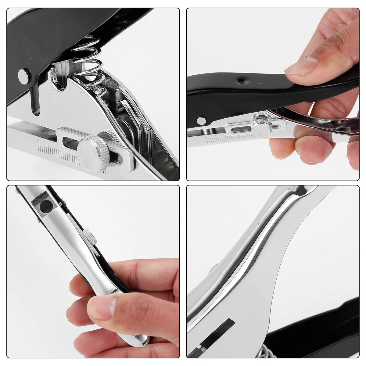 Single Hole Punch Portable Compact Paper Punching Tool