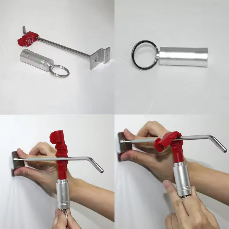 Anti-Theft Tag Remover Hook Lock Nail Puller Tool