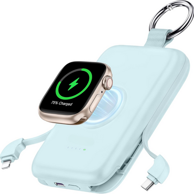 3 In 1 Portable Power Bank Compact Travel Charger Battery