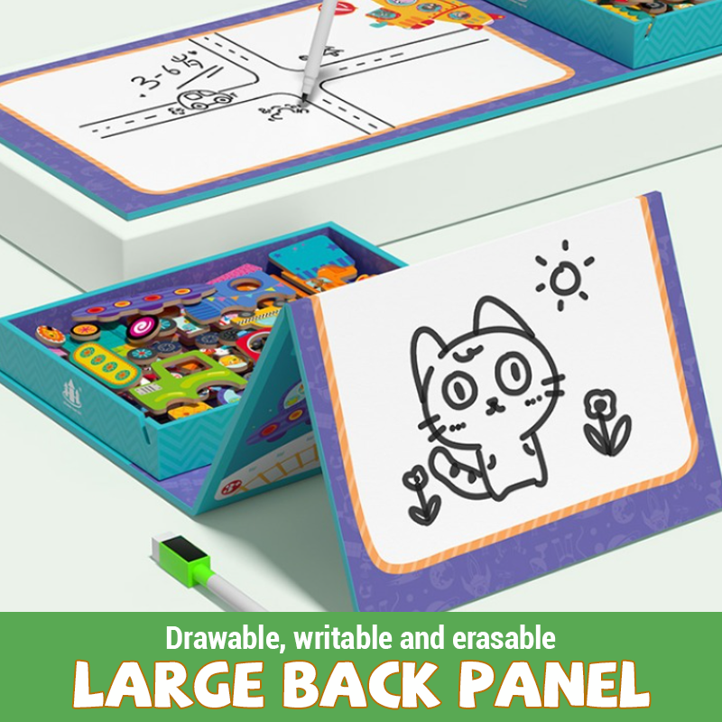 Children's Educational Magnetic Puzzles Learning Toy For Kids