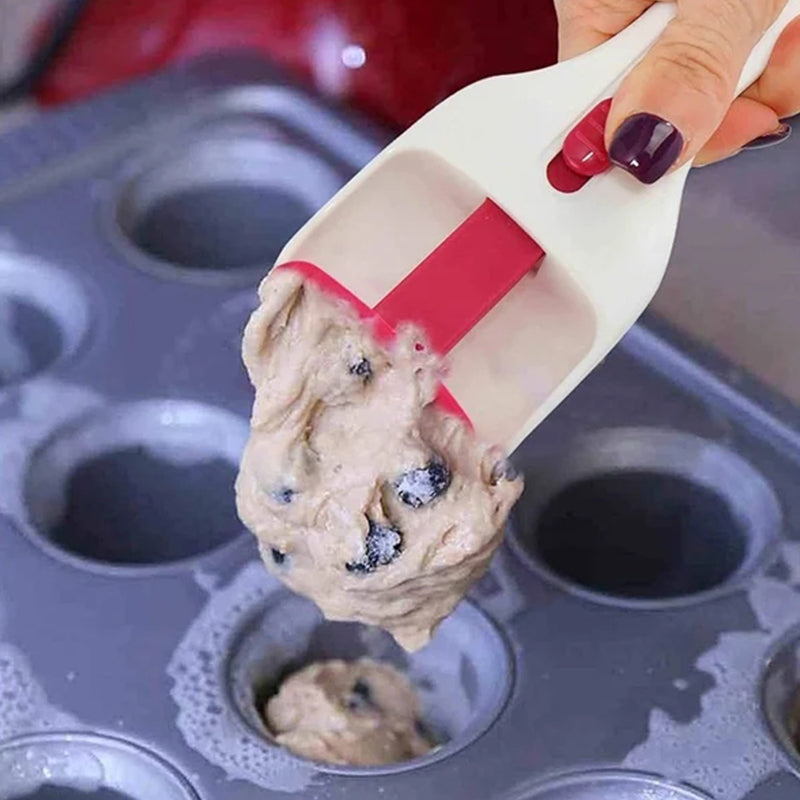Cupcake Scoop Stainless Steel Ice Cream Cookie Dessert Scoop