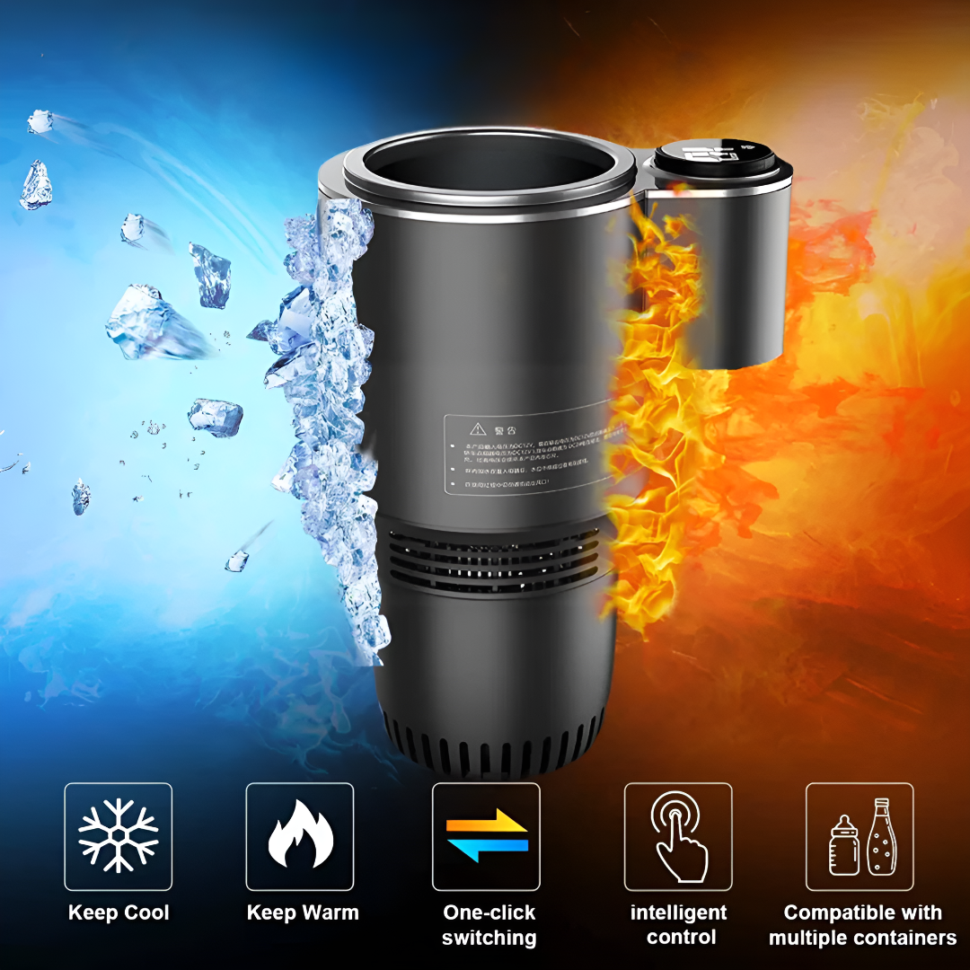 Car Cup Warmer And Cooler For Travel Beverage Temperature Control