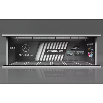 Miniature Car Garage For 1:24 1:43 And 1:64 Model Cars