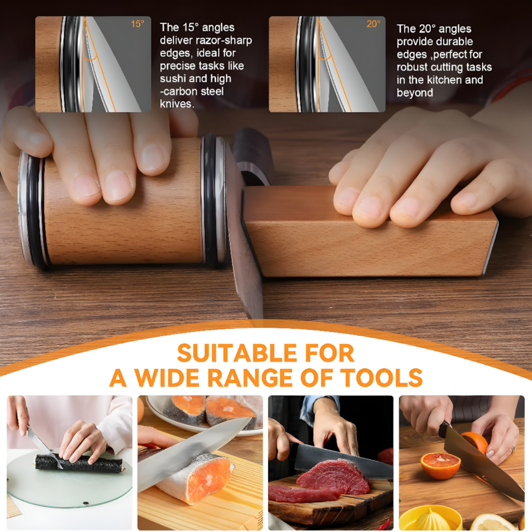 Professional Chefs Knife Sharpener For Precise And Easy Sharpening