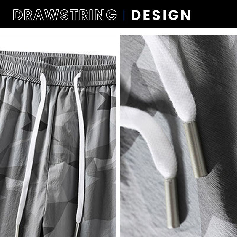 Camouflage Harem Cargo Pants Loose Fit Casual Streetwear