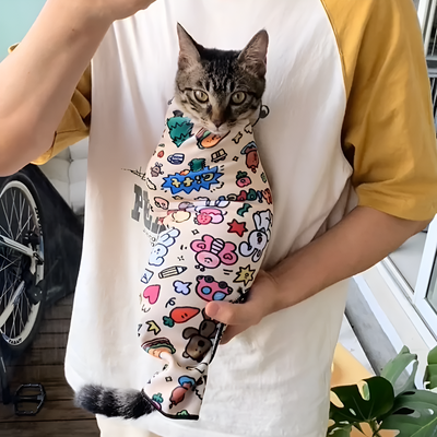 Cat Grooming Restraint Wrap For Easy Safe Pet Handling