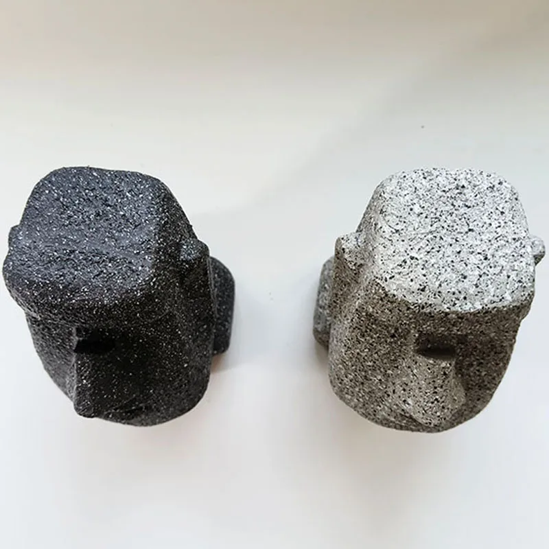 Moai Glasses Holder Resin Statue Easter Island Decor Desktop Accessory