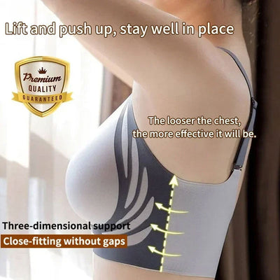 Wireless Push-up Bra Wireless Comfort No Sagging Support Bra