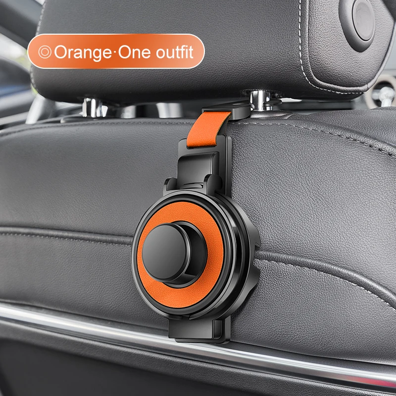 Car Seat Headrest Hook With Cup Holder Multi-Functional Organizer