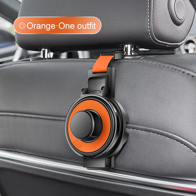 Car Seat Headrest Hook With Cup Holder Multi-Functional Organizer
