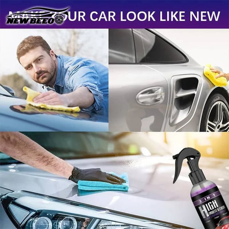 3 In 1 Car Polishing Spray Ceramic Finish And Protection