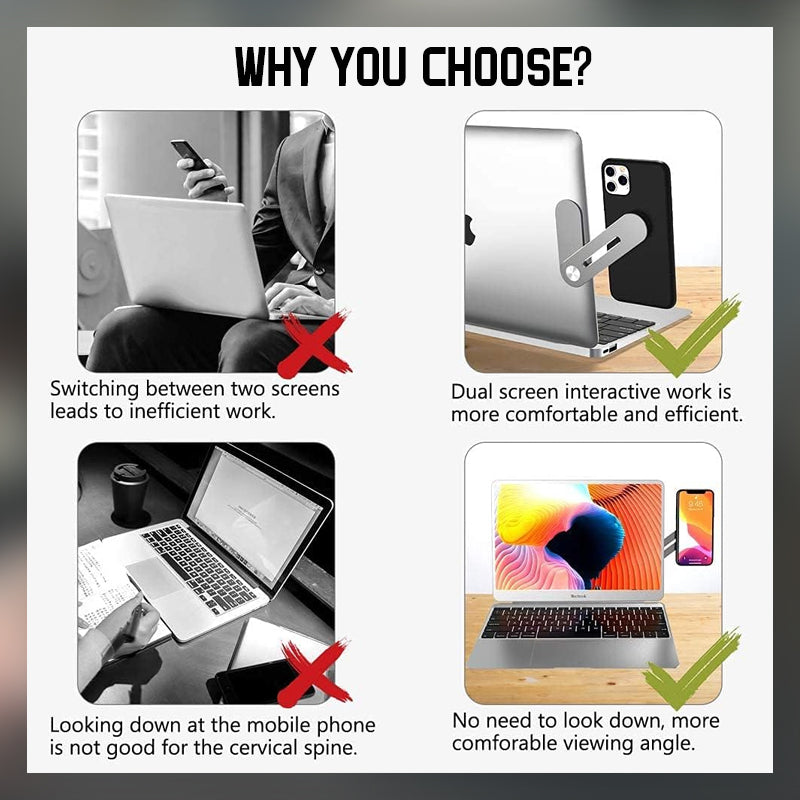 Mobile Phone Laptop Bracket For Computer And Mobile Screen Connection