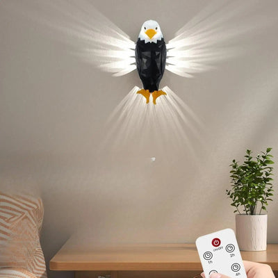 LED Eagle Wall Lamp Decorative Night Light For Bedroom Hallway