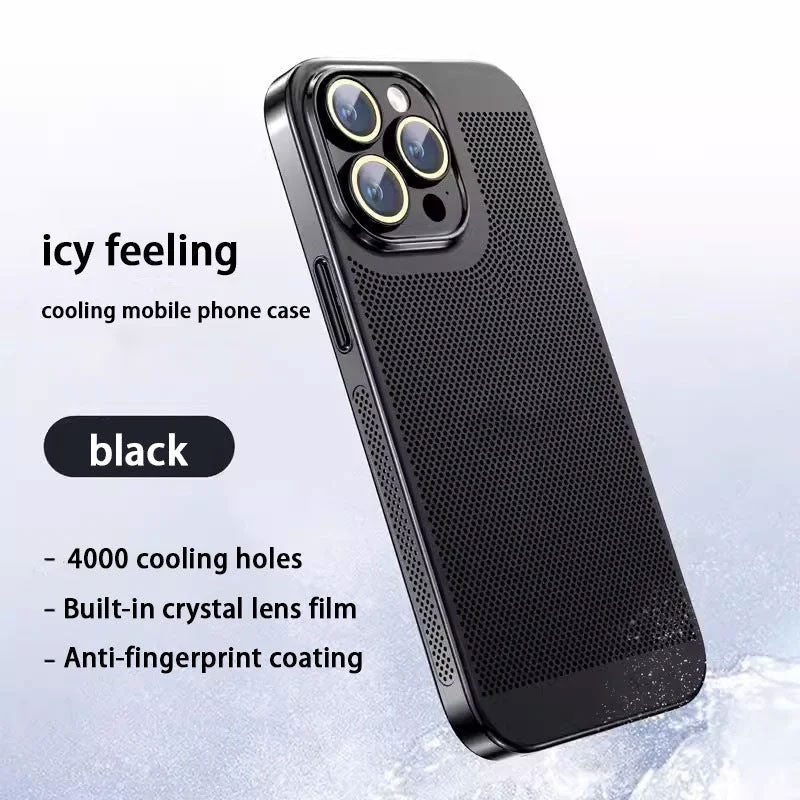Electroplating Heat Dissipation Phone Case Durable Cooling Protection