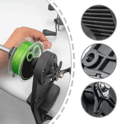 Pro Fishing Line Winder Rust Resistant Spooling System For Reels