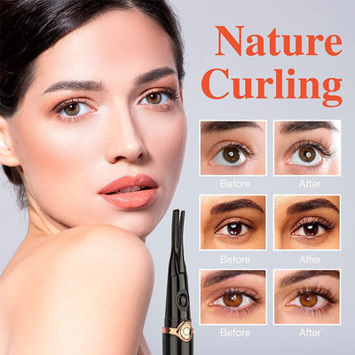 Heated Eyelash Curler Electric Lash Perm Tool For Long Curling
