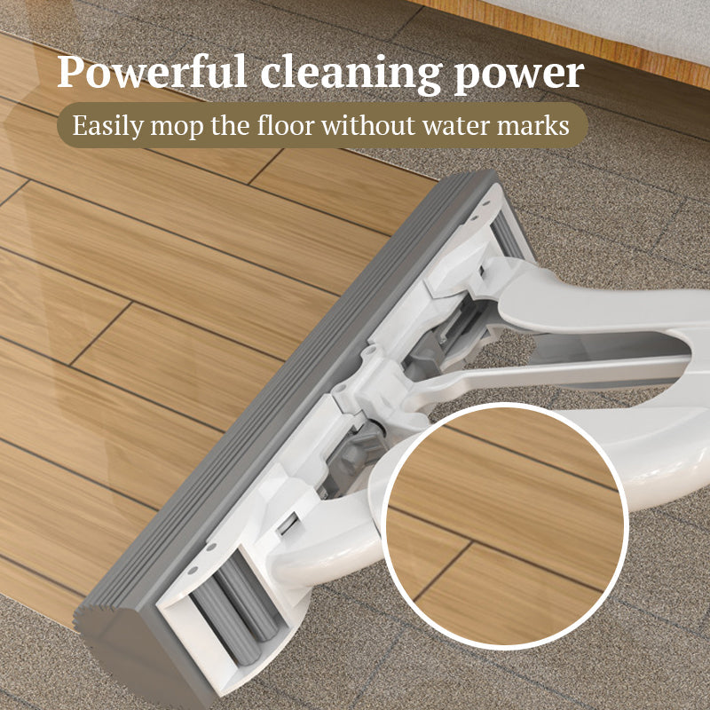 Folding Sponge Mop With Hand-Washable Collodion Head