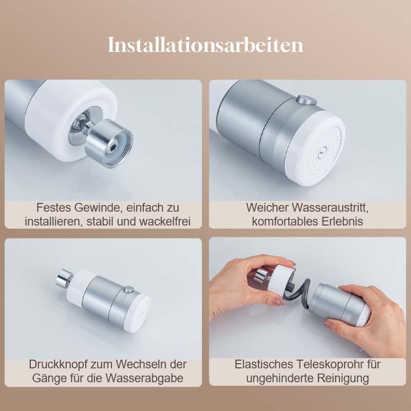 Concealable Magnetic Pull Out Tap Extender For Kitchen And Bathroom
