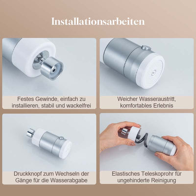 Concealable Magnetic Pull Out Tap Extender For Kitchen And Bathroom