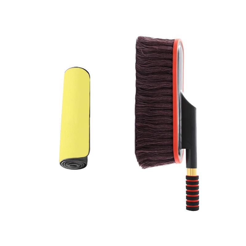 Car Duster With Extendable Telescoping Handle For Easy Cleaning