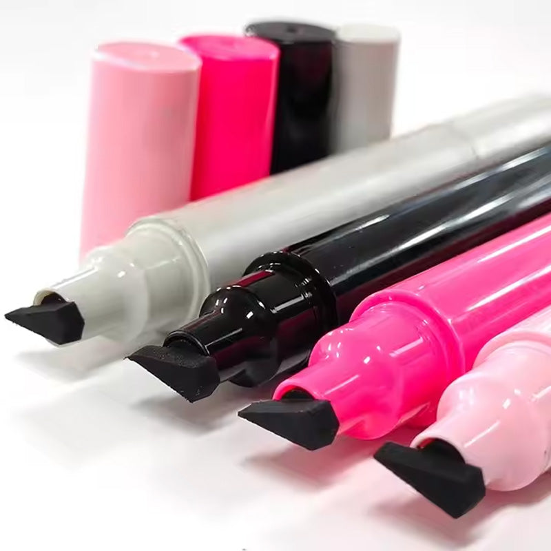 Double-Head Stamp Eyeliner Pen For Precise Easy Eye Makeup
