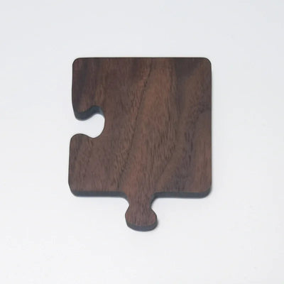 Rustic Walnut Wood Coaster Heat Resistant Durable Table Protector