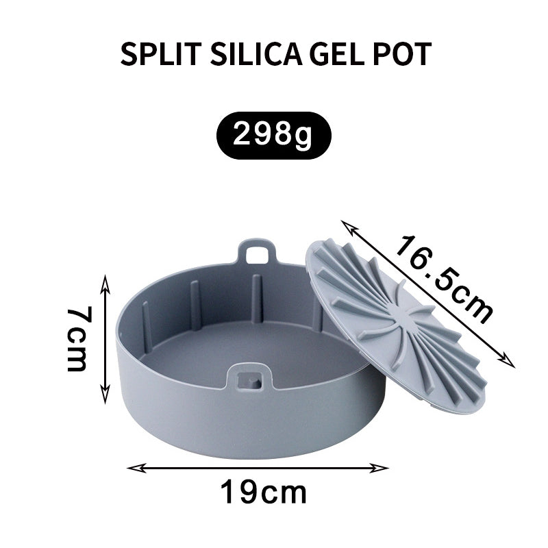 2-in-1 Air Fryer Silicone Pot For Easy Cooking And Baking
