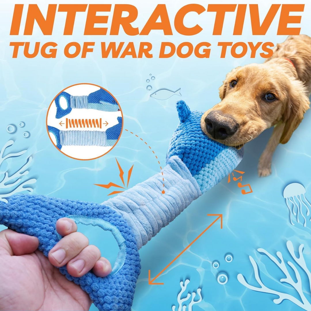 Tough Squeaky Chew Toy For Dogs Durable Pet Play Toy