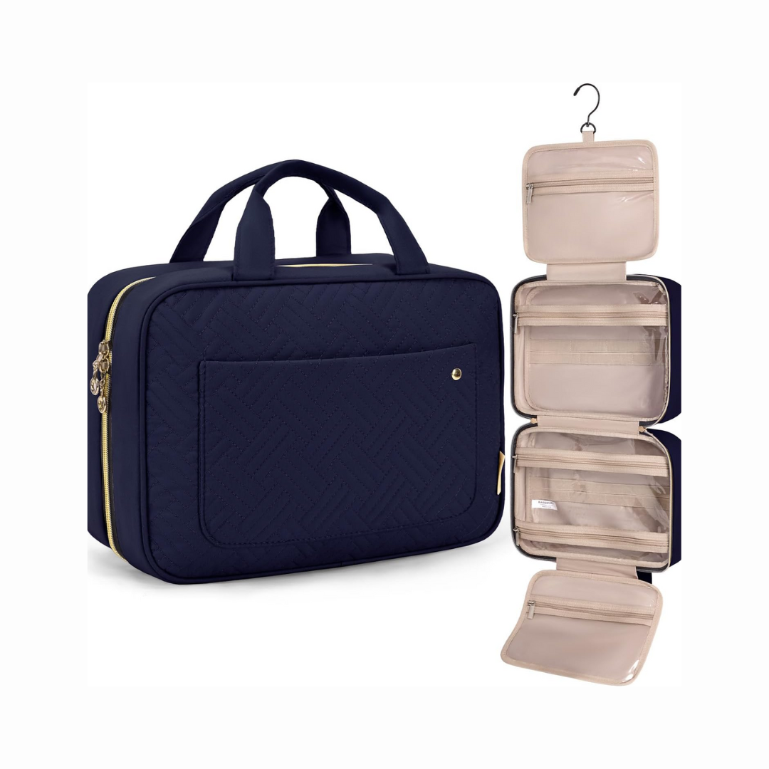 Toiletry Travel Bag Organizer Compact Waterproof Toiletry Storage Case