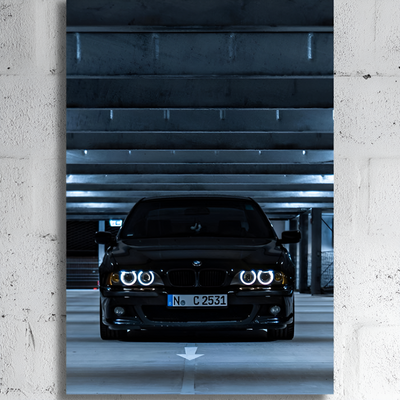 LED Car Wall Art Canvas Modern Lighted Vehicle Wall Decor