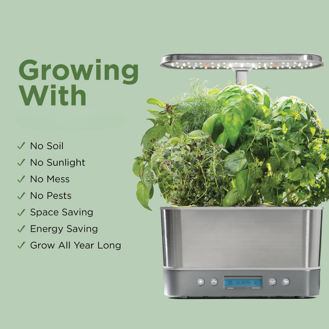 Indoor Hydroponic Garden System For Efficient Home Plant Growing