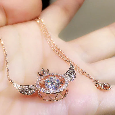 Angel Wings Necklace Elegant Pendant Jewelry For Women Gift