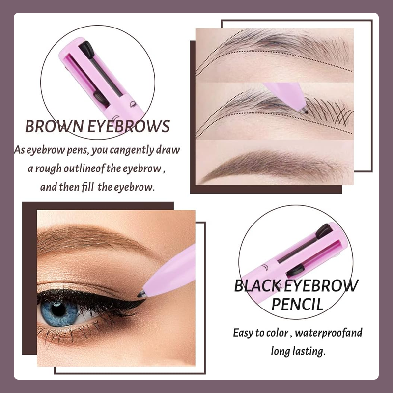 4-in-1 Makeup Pen Multifunctional Cosmetic Tool For Easy Application