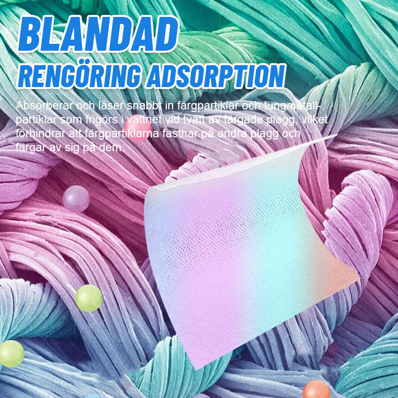 Color Absorbing Washcloths For Mixed Laundry Protection