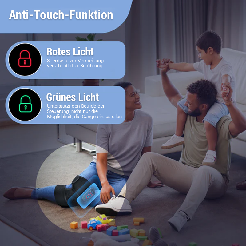 Heated Knee Massager With Vibrating Shoulder And Joint Relief