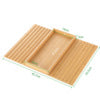 Bamboo Couch Cup Holder Organizer For Sofa Drinks And Snacks