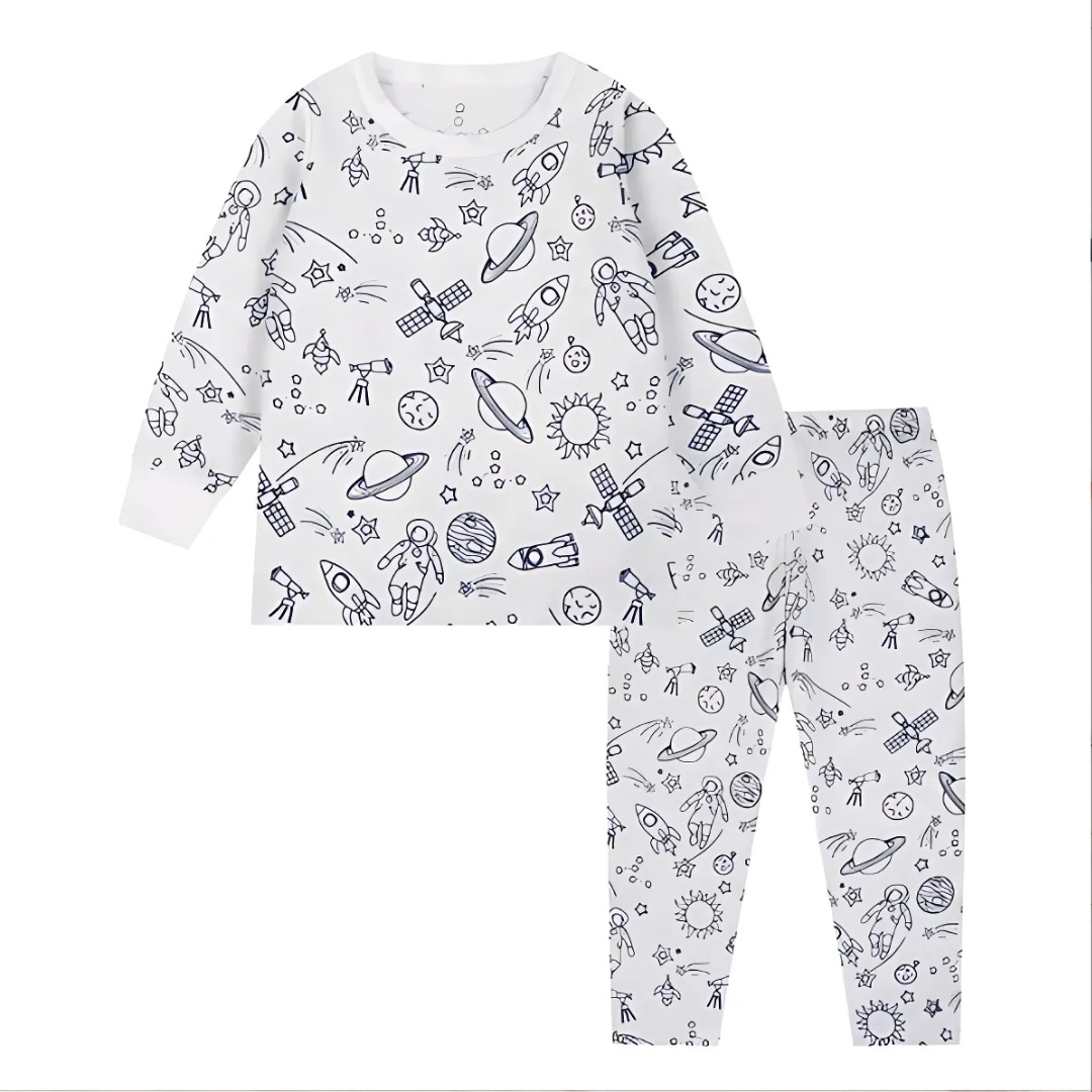 DIY Coloring Pajamas For Kids Creative Fun Wearable Art Set
