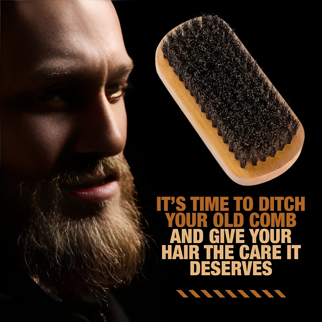 Beard Grooming Kit With Wooden Comb For Smooth Styling