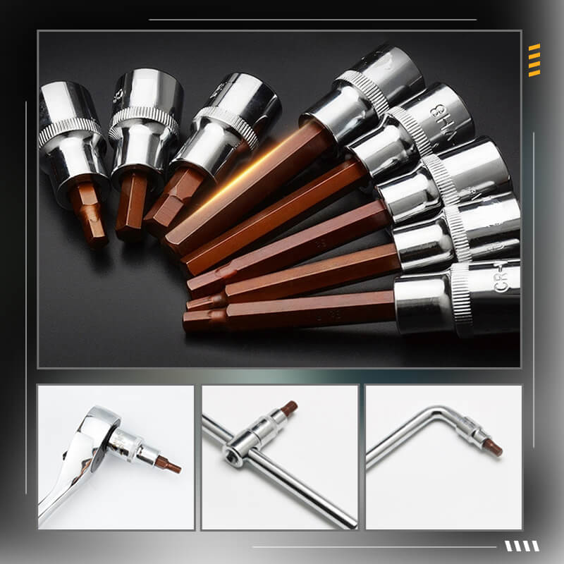 Hexagon Twelve Point Screwdriver Socket Head Tool