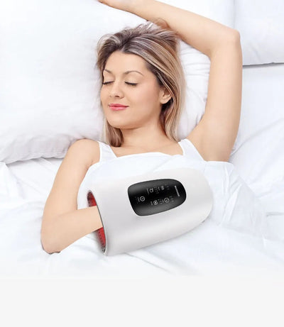 Wireless Electric Hand Massager With Air Compression And Heat Therapy