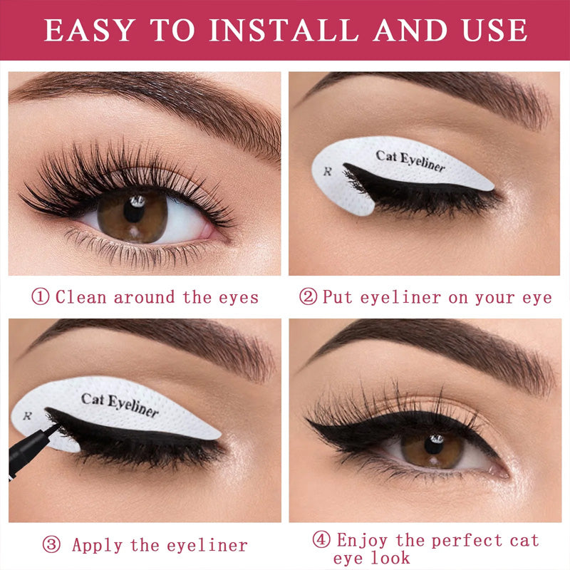 Eyeliner Makeup Template Stickers For Precise Eye Makeup Application