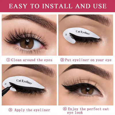 Eyeliner Makeup Template Stickers For Precise Eye Makeup Application