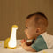 Dinosaur Night Light USB Rechargeable Bedside Lamp With Timer For Kids