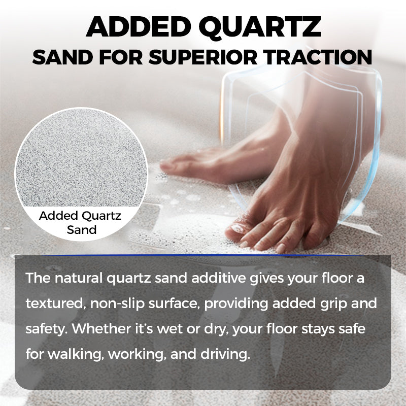 Epoxy Floor Coating With Glossy Marble Finish For Durable Protection