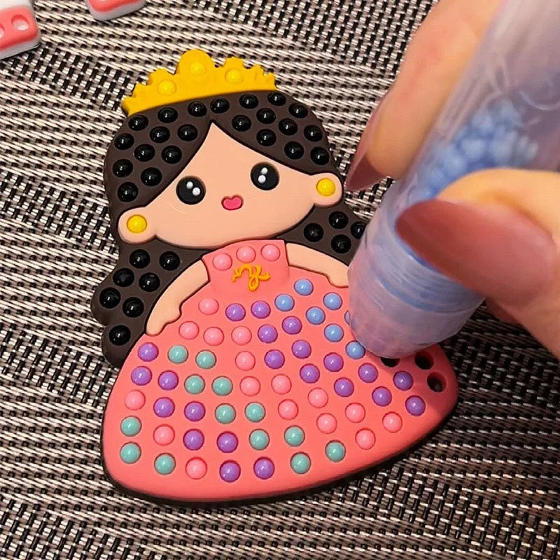 DIY Handmade Bead Diamond Painting Craft Kit For Creative Art Projects