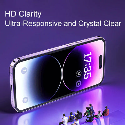 Silk Screen Tempered Screen Protector Dust-Free Clear Film