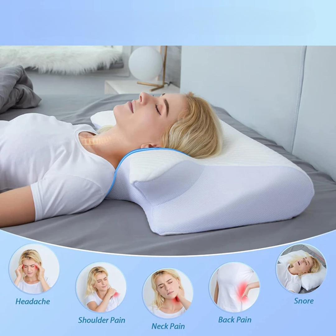 Orthopedic Memory Foam Pillow For Neck Support And Pain Relief